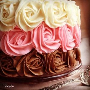 那不勒斯玫瑰蛋糕