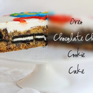 奥利奥巧克力片饼干蛋糕的标题