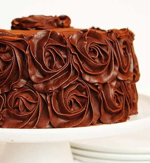 巧克力玫瑰蛋糕！