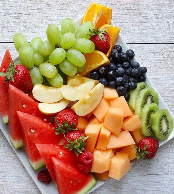 新鲜水果拼盘！这么简单的零食！
