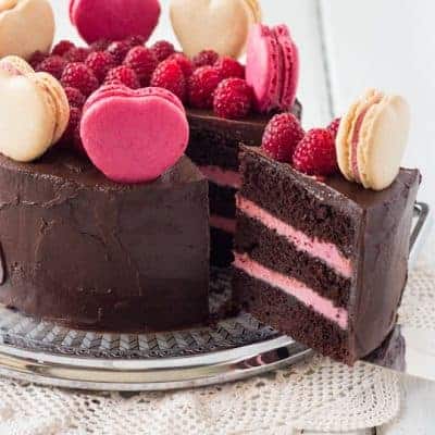 食品造型挑战：覆盆子蛋糕