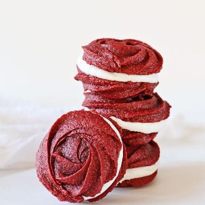 红丝绒玫瑰饼干