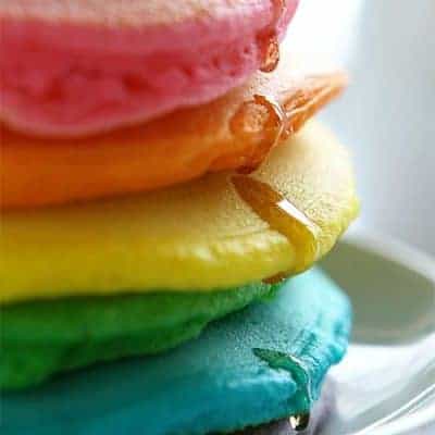 如何制作完美彩虹煎饼的小贴士!#煎饼#彩虹
