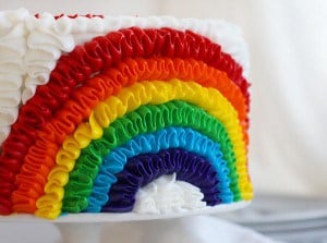 莱夫彩虹蛋糕!