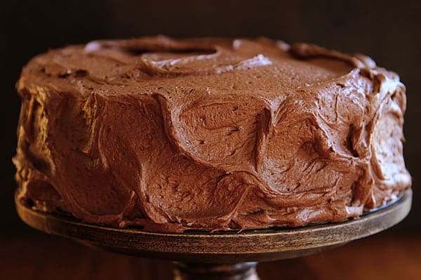 完美的大理石蛋糕配上完美的奶油巧克力!