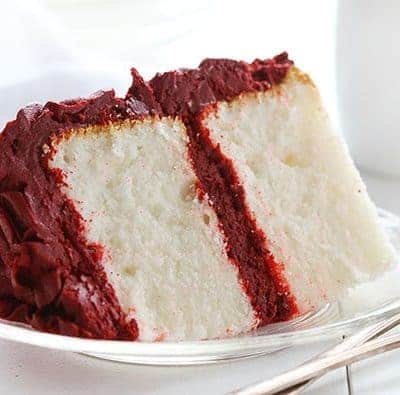 红丝绒奶油玫瑰蛋糕