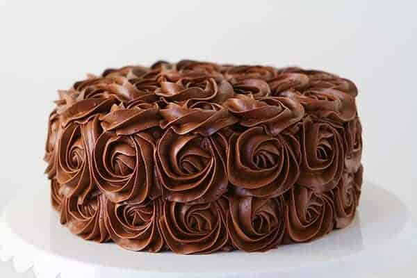 鲜奶油巧克力玫瑰蛋糕!