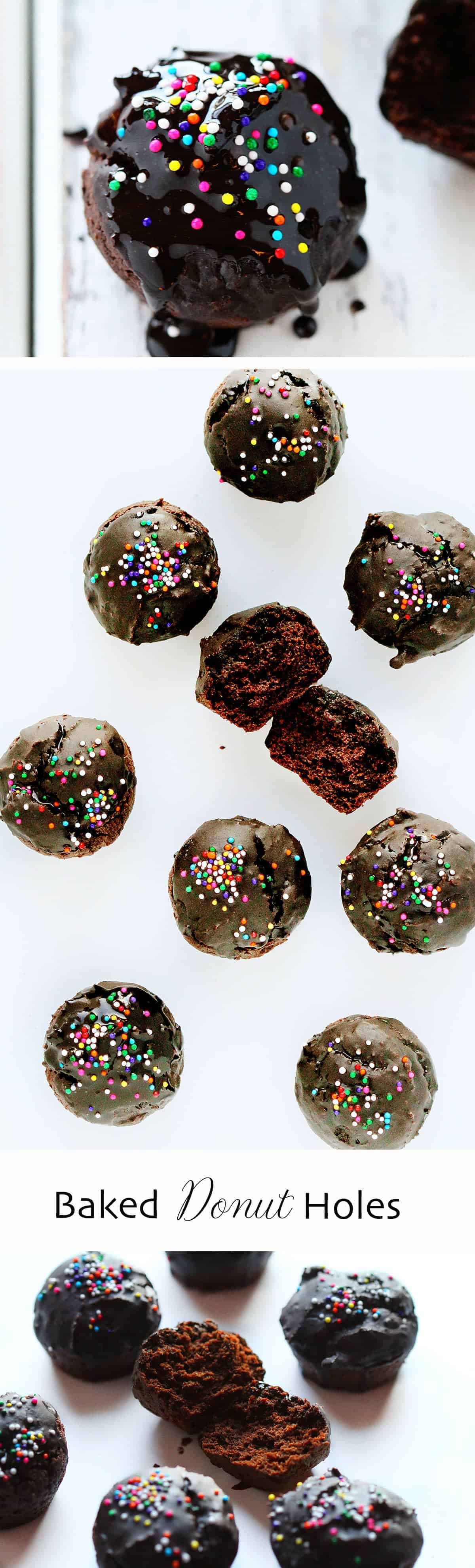 巧克力甜甜圈和巧克力釉……这就是开始新的一天的方式!