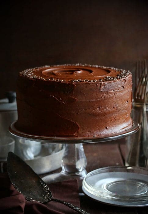 美味的巧克力蛋糕！这是鳄梨，使它真正壮观！