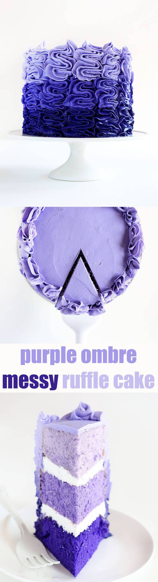 你不会相信这蛋糕有多容易……一个小贴士和三种颜色就足够了!