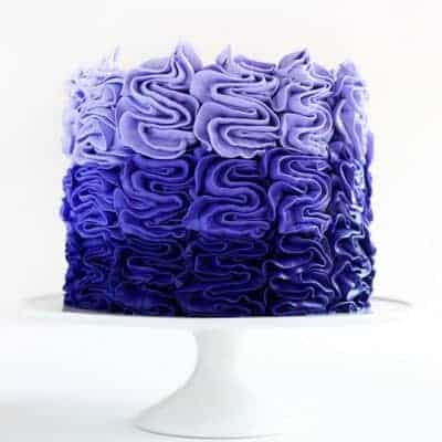 你不会相信这个蛋糕有多容易......一个尖端和三种颜色都是它！