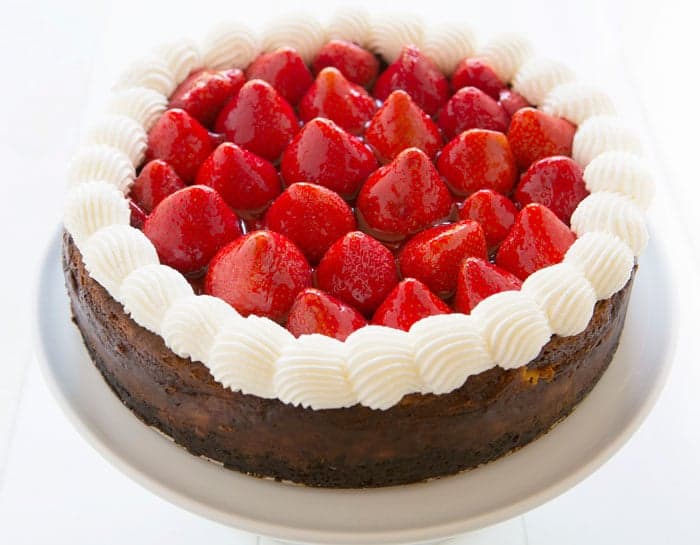 大黄草莓芝士蛋糕