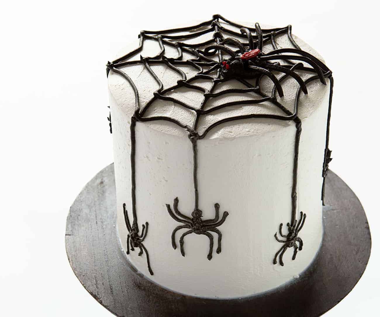 在蛋糕立场的蜘蛛蛋糕