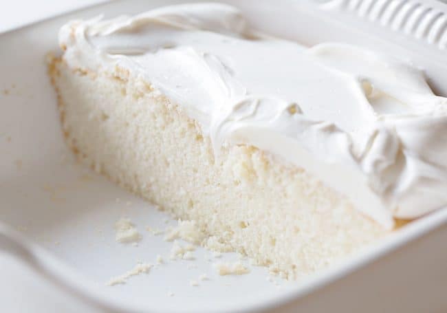 白色蛋糕食谱