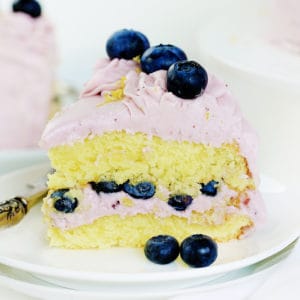蓝莓柠檬汽水蛋糕