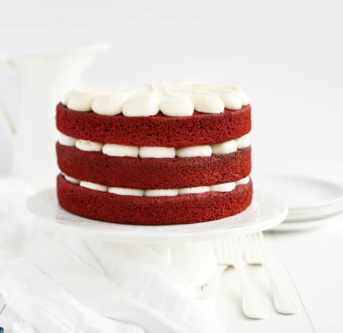 永不失败的红天鹅绒蛋糕!总是美味!#蛋糕#redvelvetcake #redvelvet #iambaker