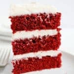 认真湿润而丰富的红色天鹅绒蛋糕！#redvelvet #redvelvetcake #cake #iambaker