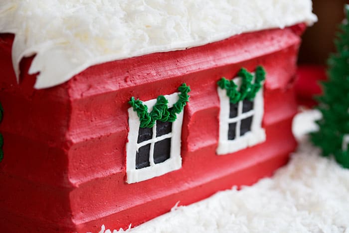 用一些简单的蛋糕装饰重建圣诞老人的房子!!bob投注体育网站#圣诞蛋糕#烘烤#蛋糕