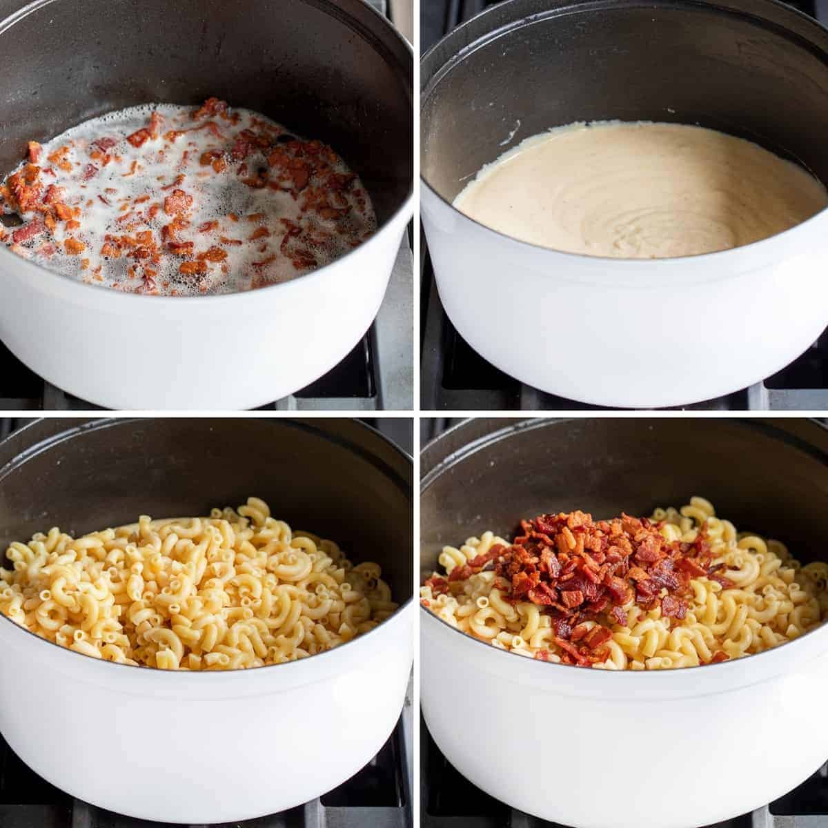 如何制作培根通心粉和奶酪的工艺步骤