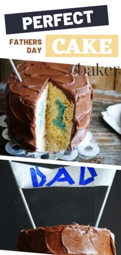 这是一个完美的父亲节蛋糕!学习如何用巧克力和香草制作父亲节蛋糕。另外，它也可以作为爸爸的生日蛋糕食谱!留着这枚别针，为父亲节做个简单的主意吧!