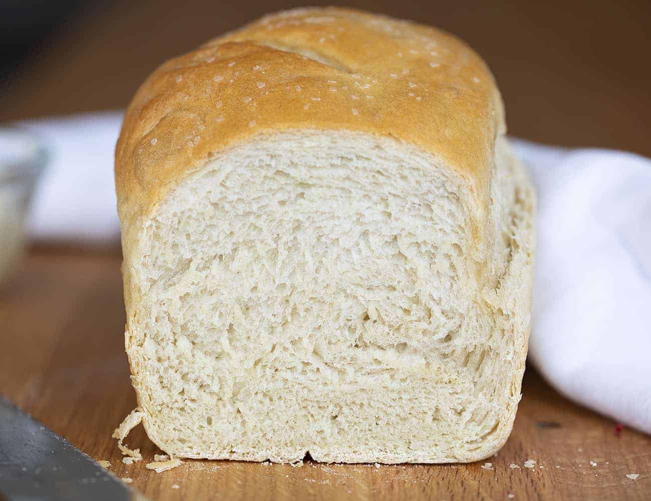 切成简单的白面包