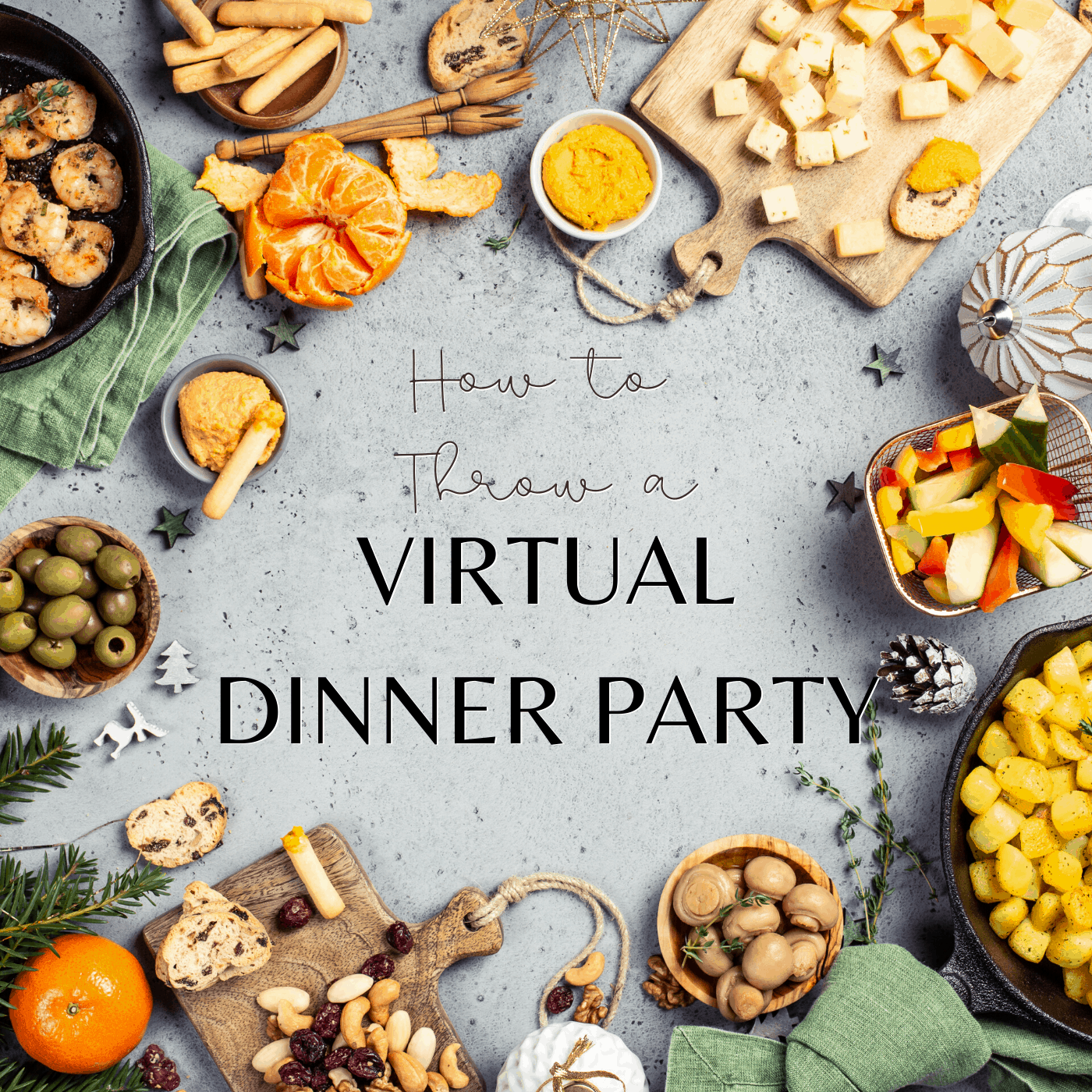 如何举办一个虚拟晚宴派对