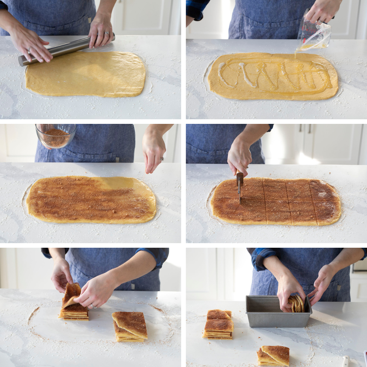 肉桂卷拉链面包的工艺步骤