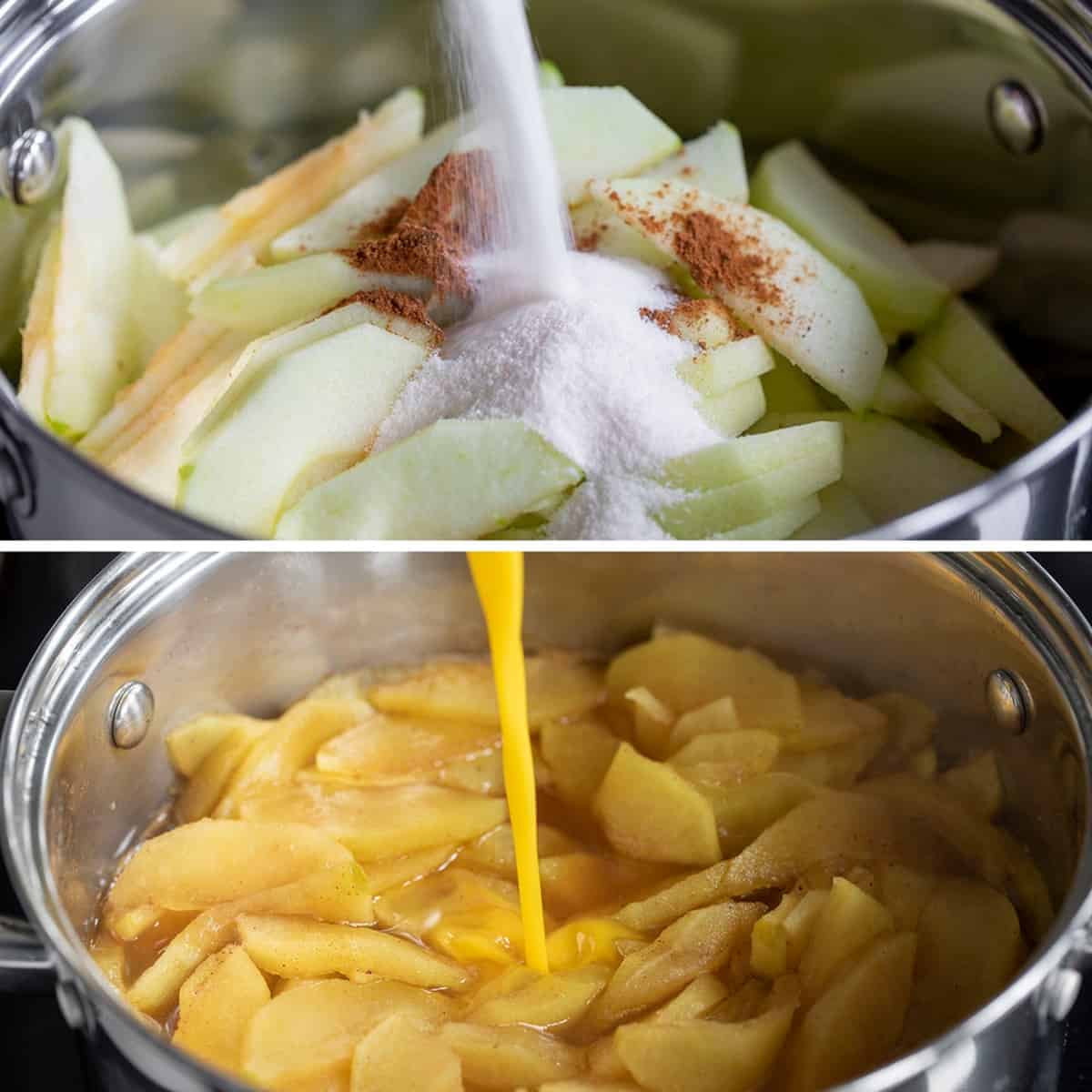 如何制作不烤苹果派